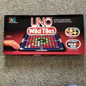 UNO Wild Tiles 1983 Strategy Board Game International Games Complete